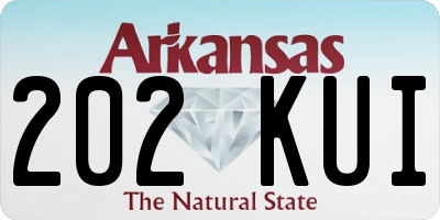 AR license plate 202KUI