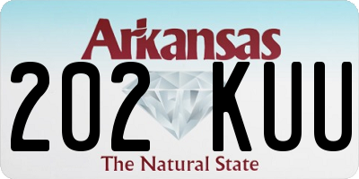 AR license plate 202KUU
