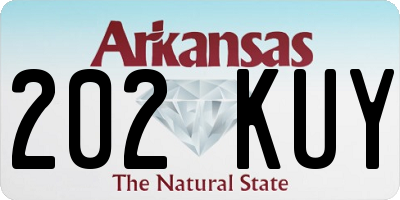 AR license plate 202KUY