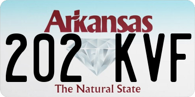 AR license plate 202KVF