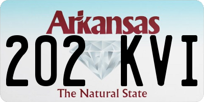 AR license plate 202KVI