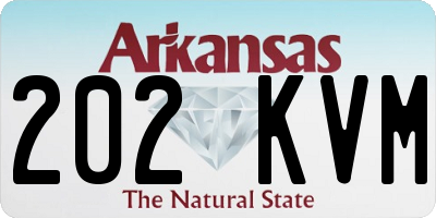 AR license plate 202KVM