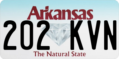 AR license plate 202KVN