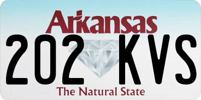 AR license plate 202KVS