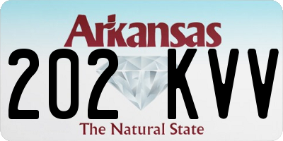AR license plate 202KVV