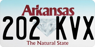 AR license plate 202KVX