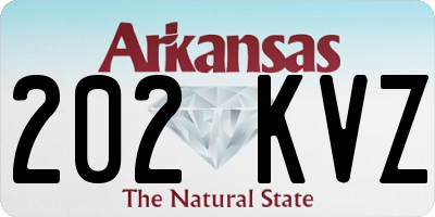 AR license plate 202KVZ