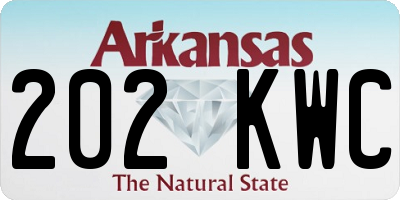 AR license plate 202KWC