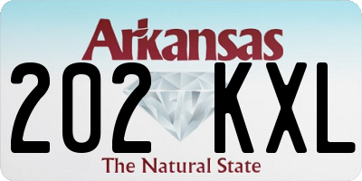 AR license plate 202KXL