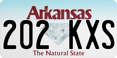 AR license plate 202KXS