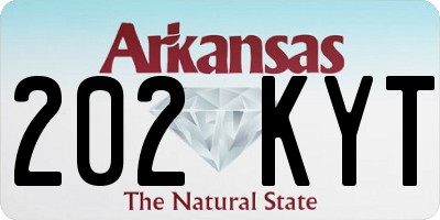 AR license plate 202KYT