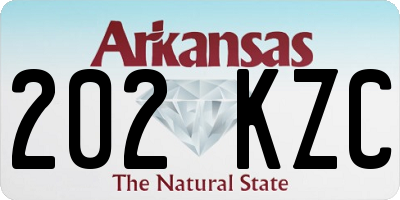 AR license plate 202KZC