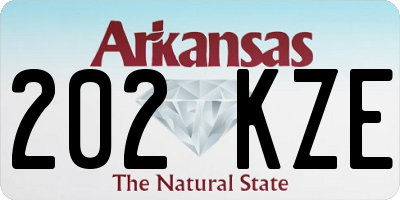 AR license plate 202KZE