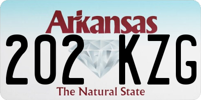 AR license plate 202KZG
