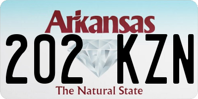 AR license plate 202KZN