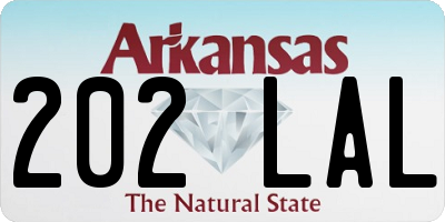 AR license plate 202LAL