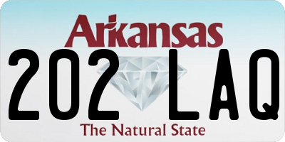 AR license plate 202LAQ