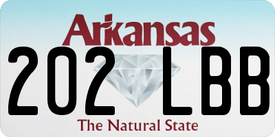 AR license plate 202LBB