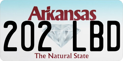 AR license plate 202LBD