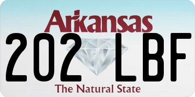 AR license plate 202LBF