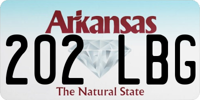 AR license plate 202LBG