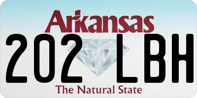 AR license plate 202LBH