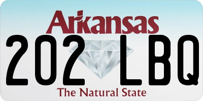 AR license plate 202LBQ