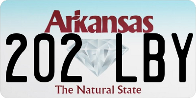 AR license plate 202LBY