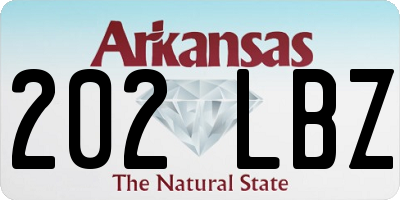 AR license plate 202LBZ