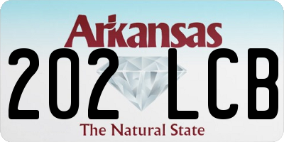 AR license plate 202LCB