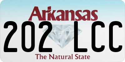 AR license plate 202LCC