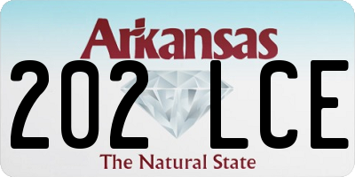 AR license plate 202LCE
