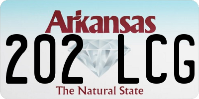 AR license plate 202LCG