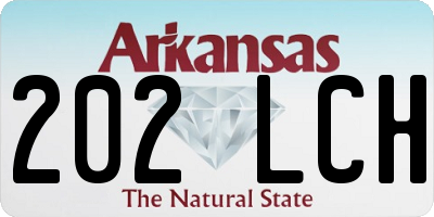 AR license plate 202LCH