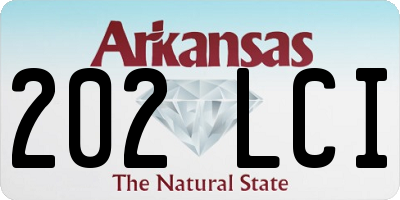 AR license plate 202LCI