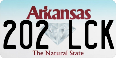AR license plate 202LCK