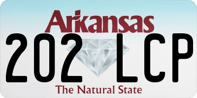AR license plate 202LCP