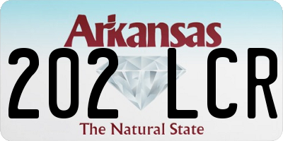 AR license plate 202LCR
