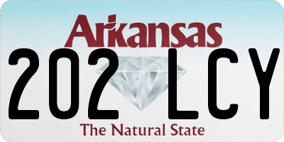 AR license plate 202LCY