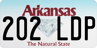 AR license plate 202LDP