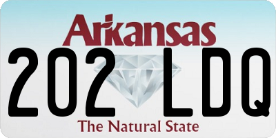 AR license plate 202LDQ