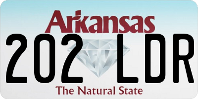 AR license plate 202LDR