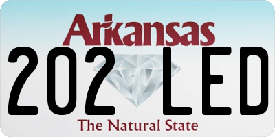 AR license plate 202LED