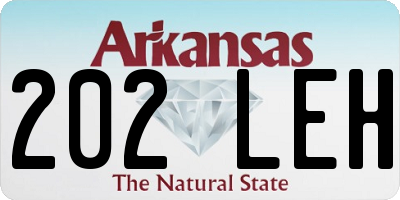 AR license plate 202LEH