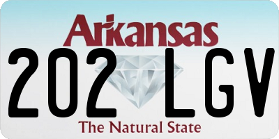 AR license plate 202LGV