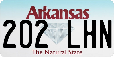 AR license plate 202LHN