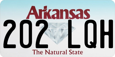 AR license plate 202LQH