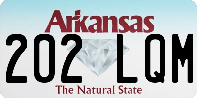 AR license plate 202LQM