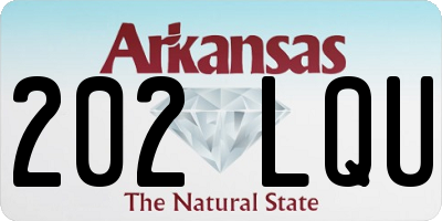 AR license plate 202LQU