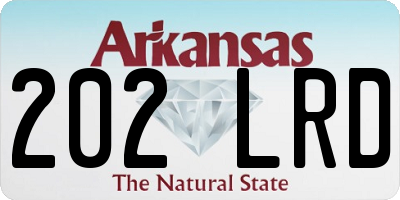 AR license plate 202LRD